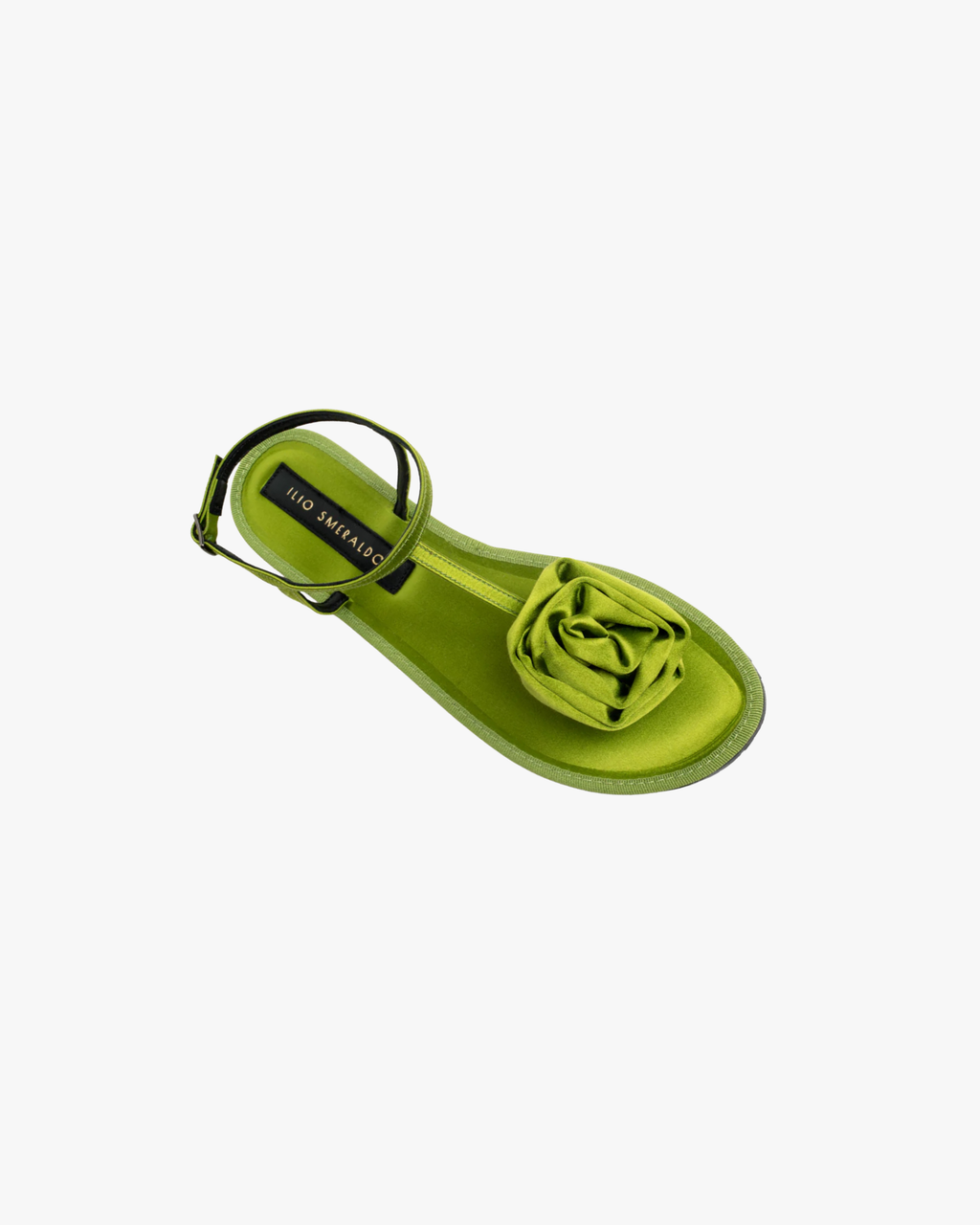 Ortigia Flat Sandal Green