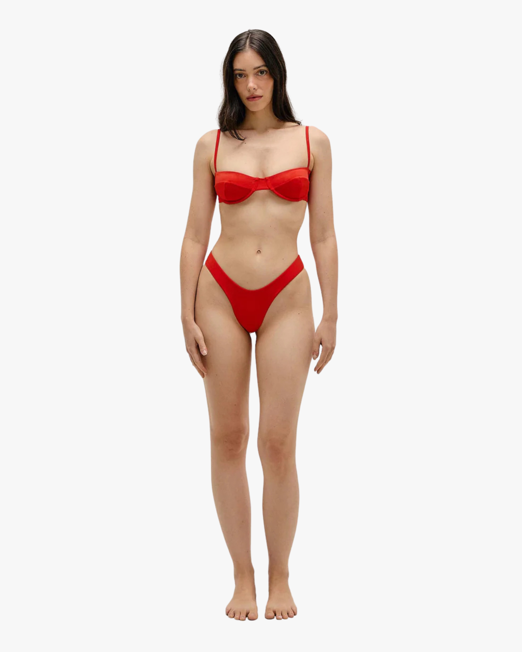 Bikini Top Adjustable Vintage Red