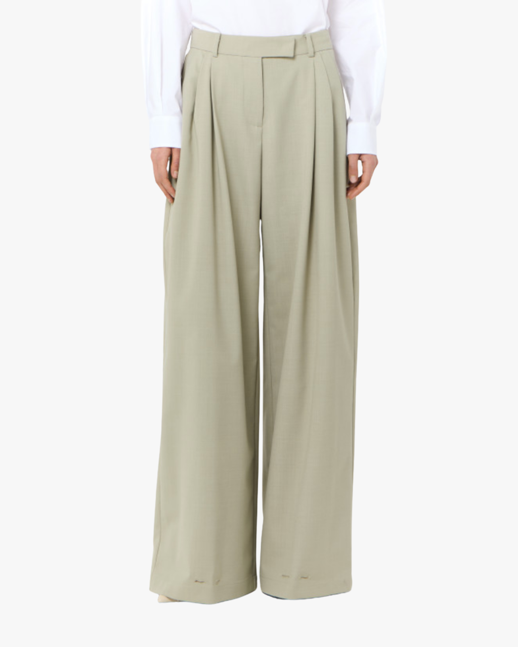 Pants Wide Leg Balloon Sage