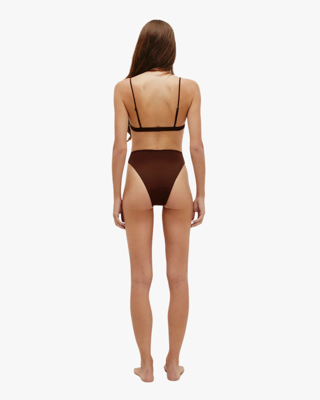 High-Cut Bikini Pants Mah Hotpants Brown