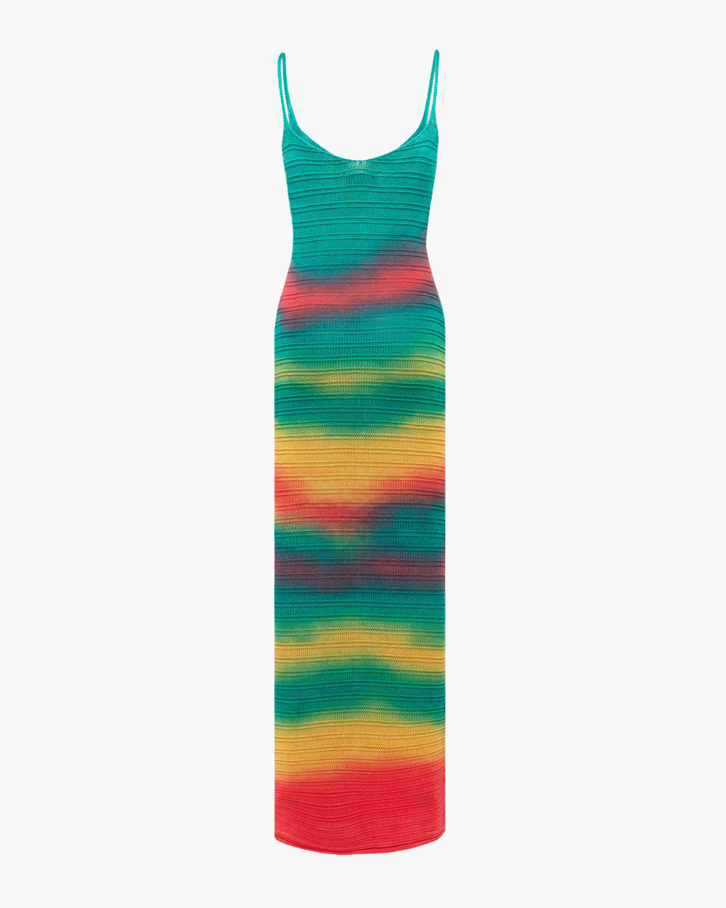 Knit Dress Woman Rainbow