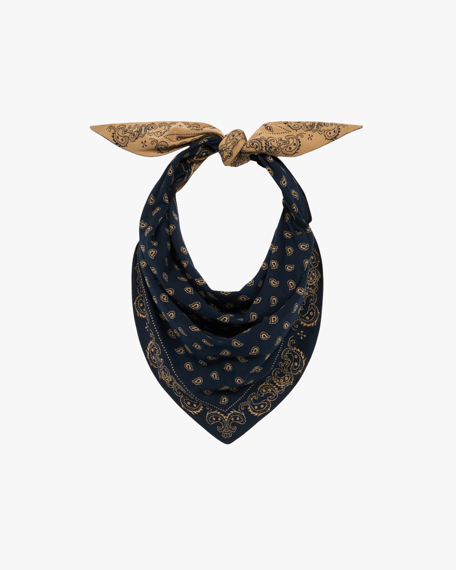 Bandana The Wild Rag Navy And Camel