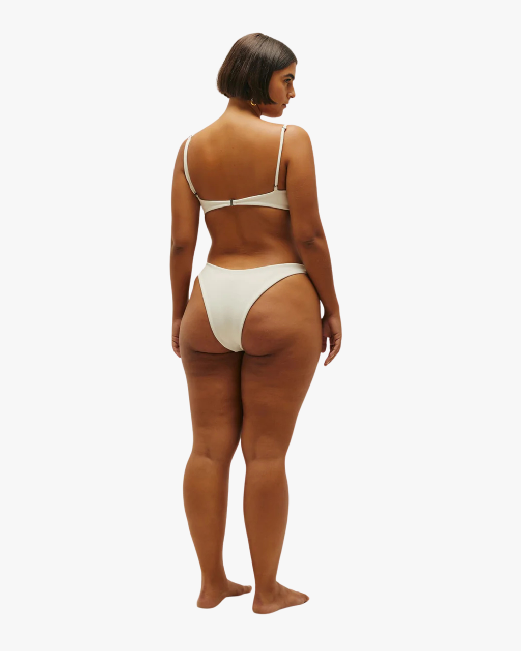 Top Bikini Crepe Vintage Off White