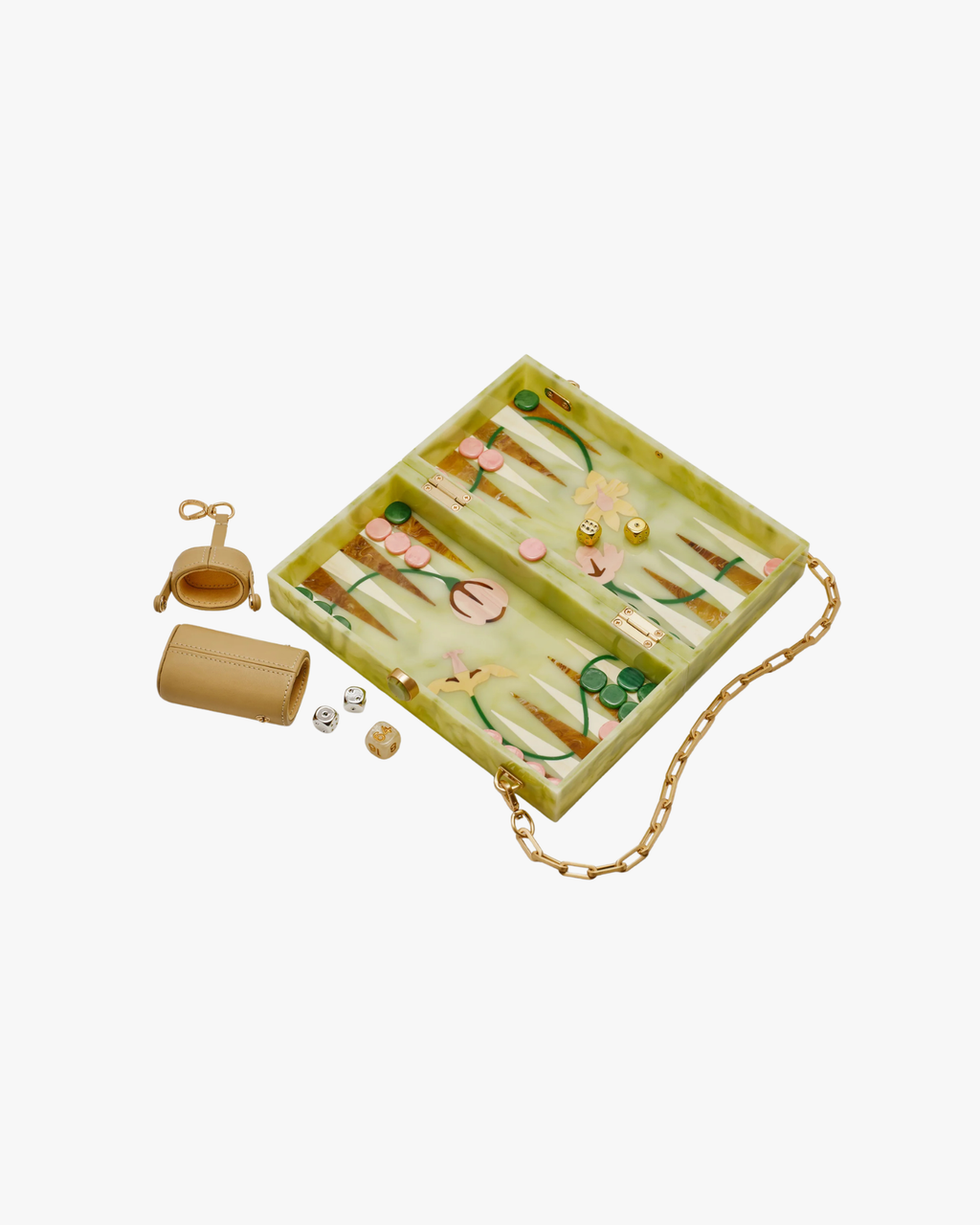 The Backgammon Dominga Clutch
