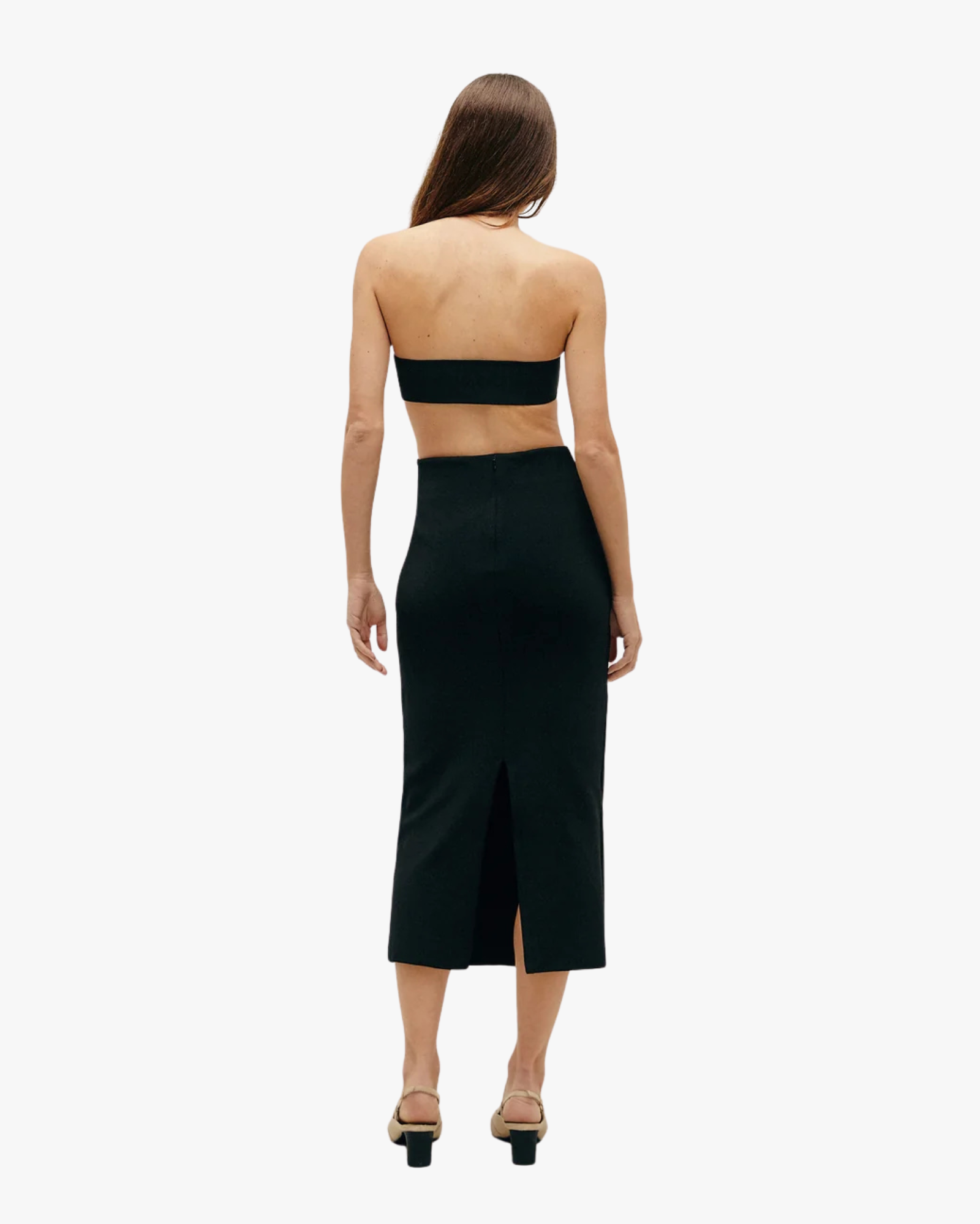 Skirt Knit Perlin Black