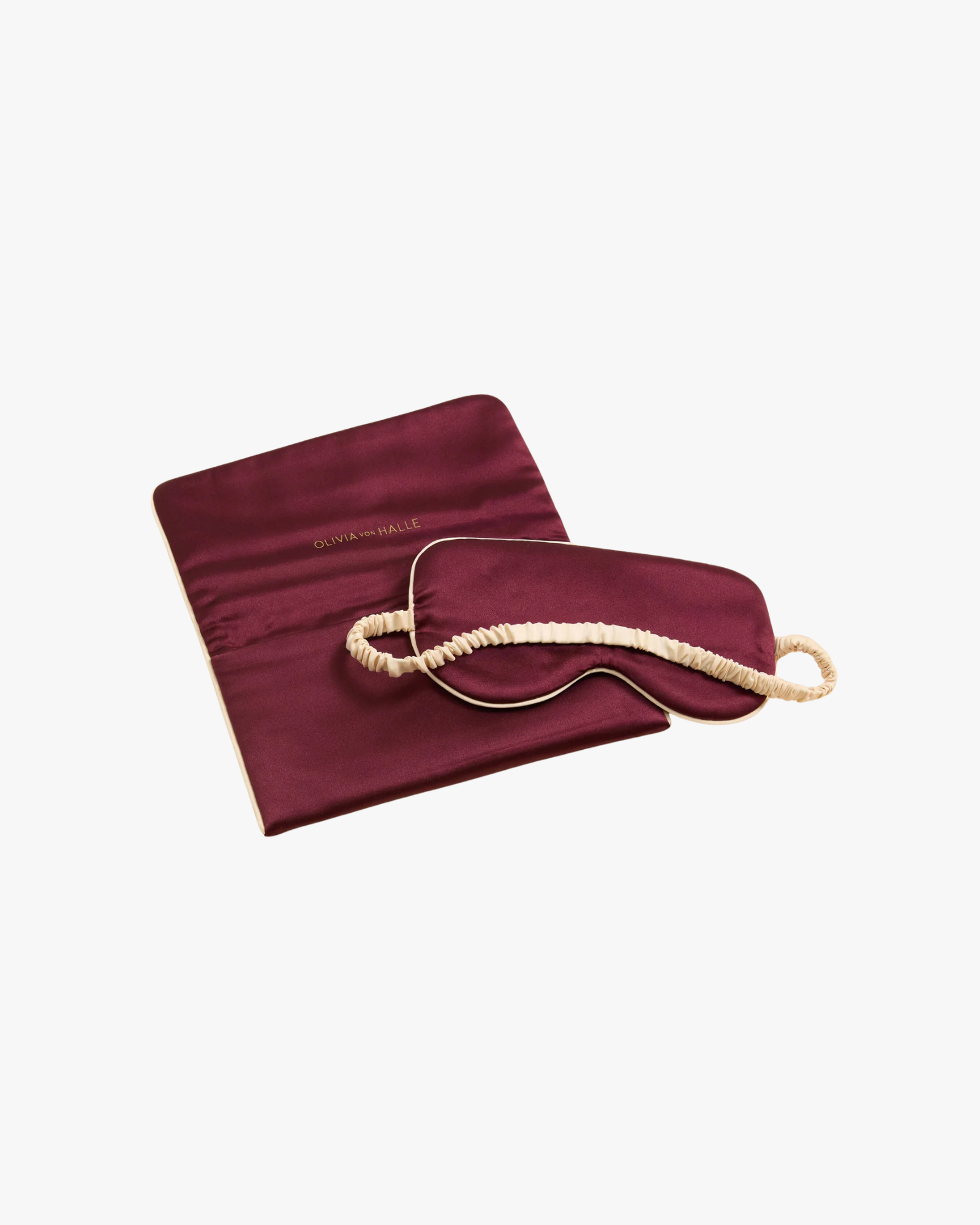 Audrey Eye Mask Burgundy