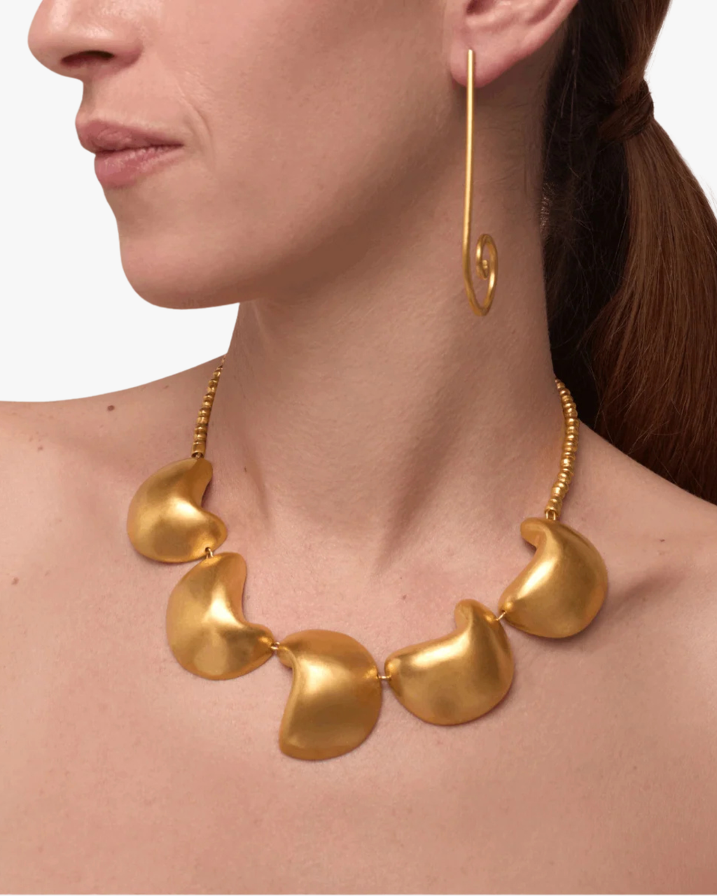 Necklace Crecente Gold
