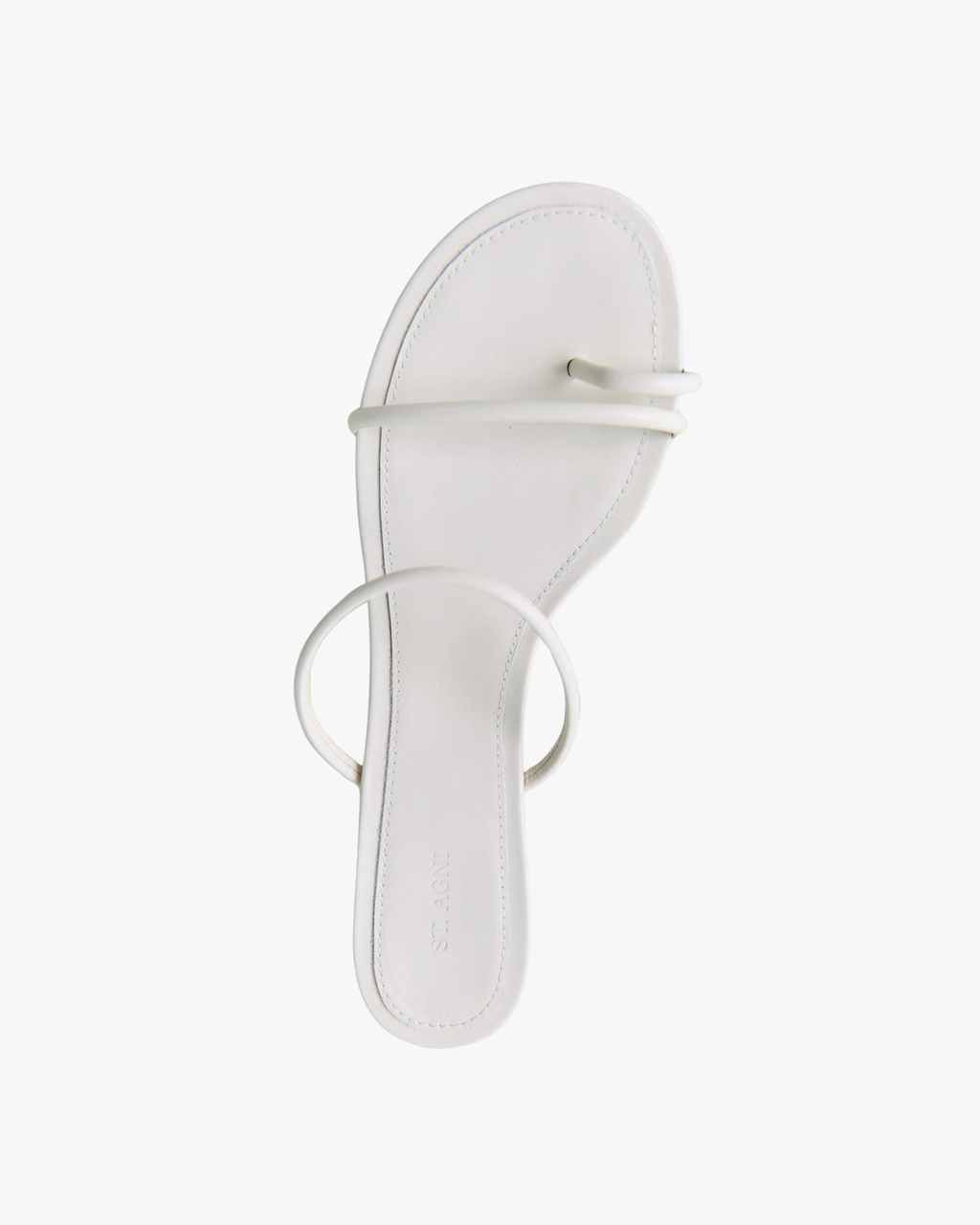 Minimal Strap Heel Ecru