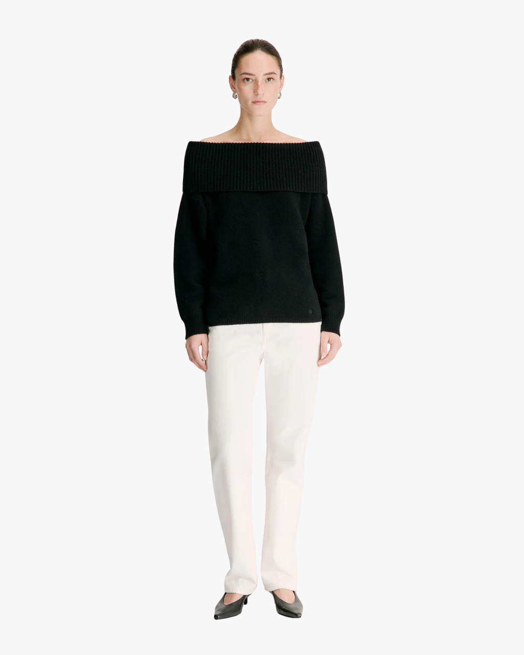 Sweater Off-Shoulder Sibyl Black