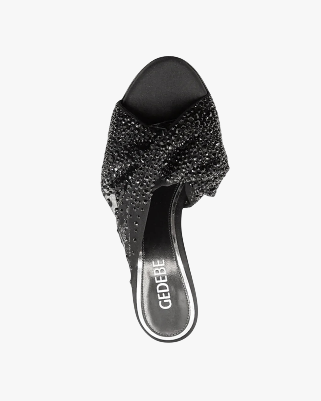 Heels Mariel Mule Tulle Black Crystals