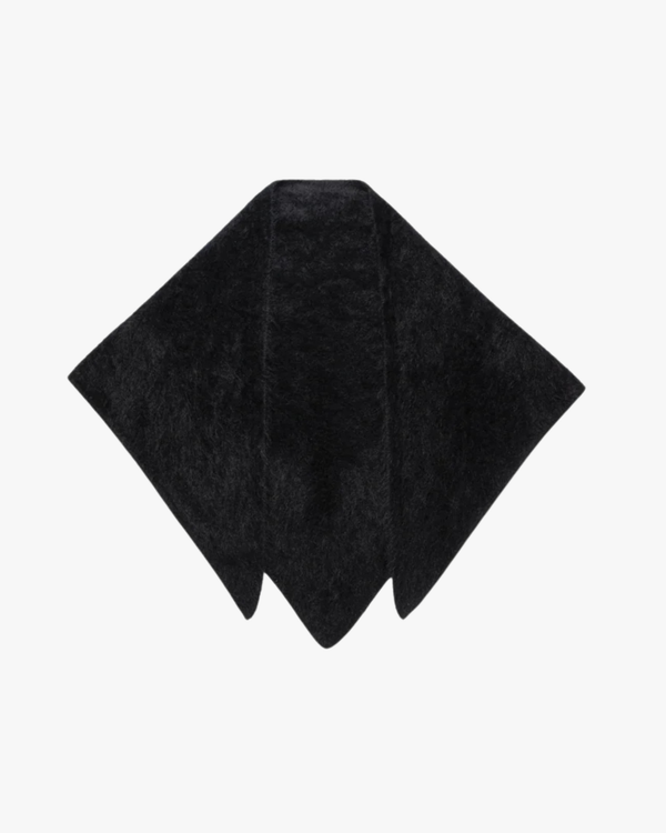 Cashmere Triangle Scarf Prism Black