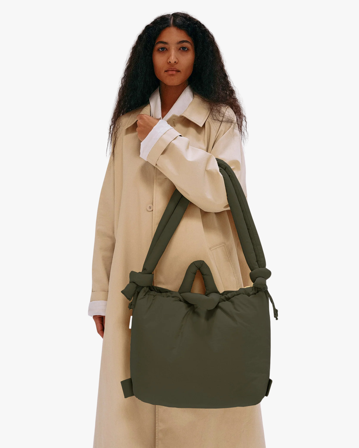 Ona Padded Crossbody Bag Forest Green