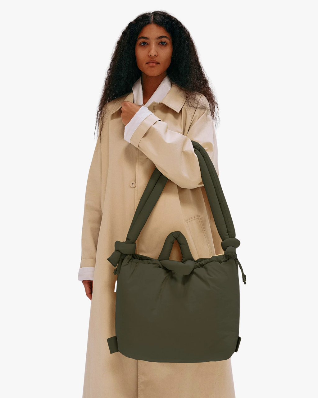 Ona Padded Crossbody Bag Forest Green