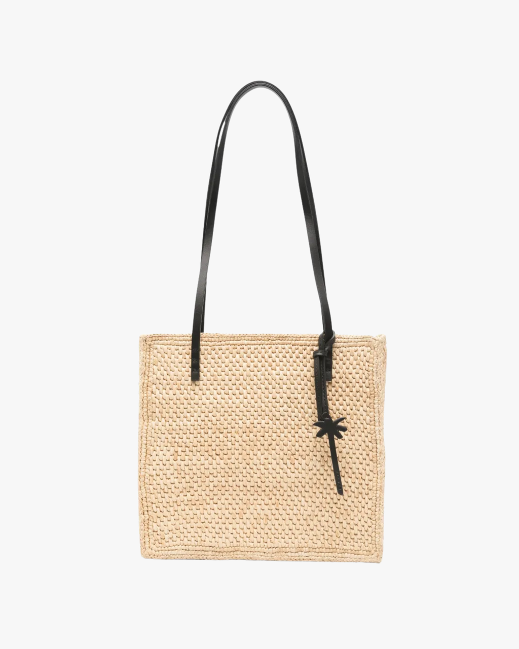 Inez Bag Natural And Black Leather Shoulder Bag