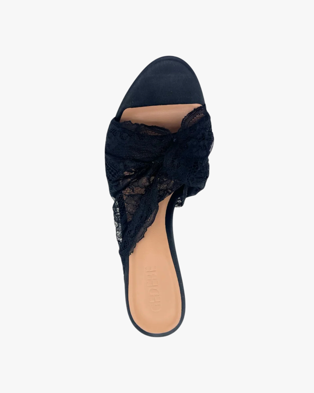 Heels Mariel Mule Lace Black