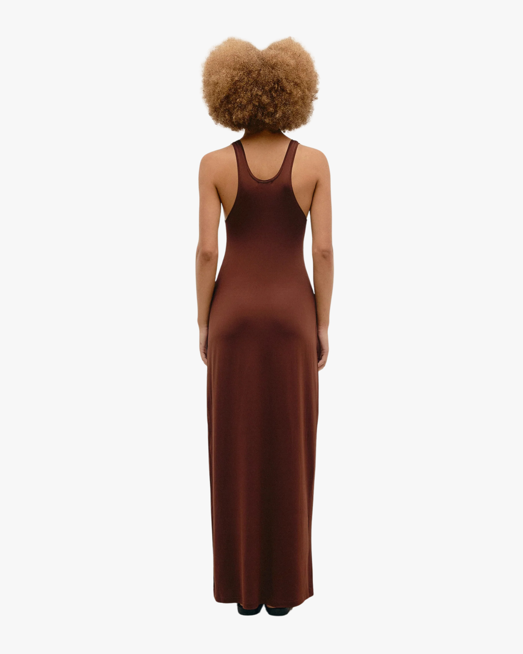 Long Dress Ana In Brauna Brown