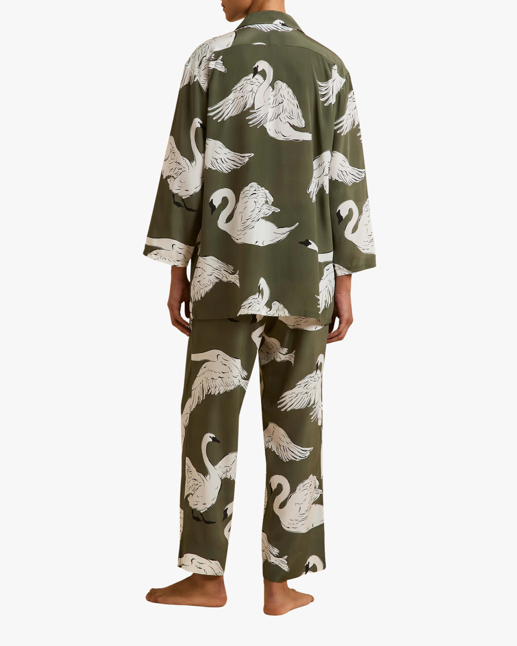 Casablanca Riba Pyjamas Green Swan