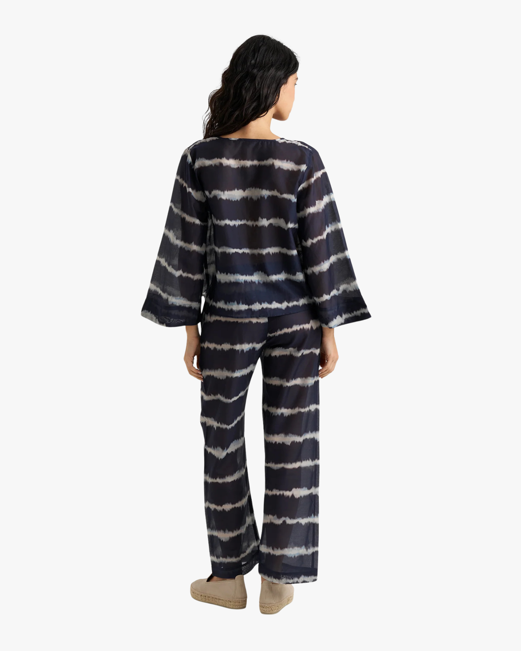Belem Trousers Midnight Shibori