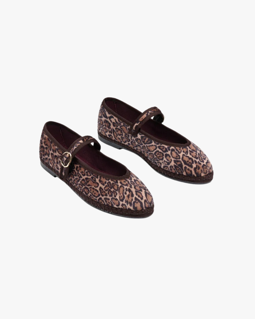 Ballerina Pierre Leopard Brown