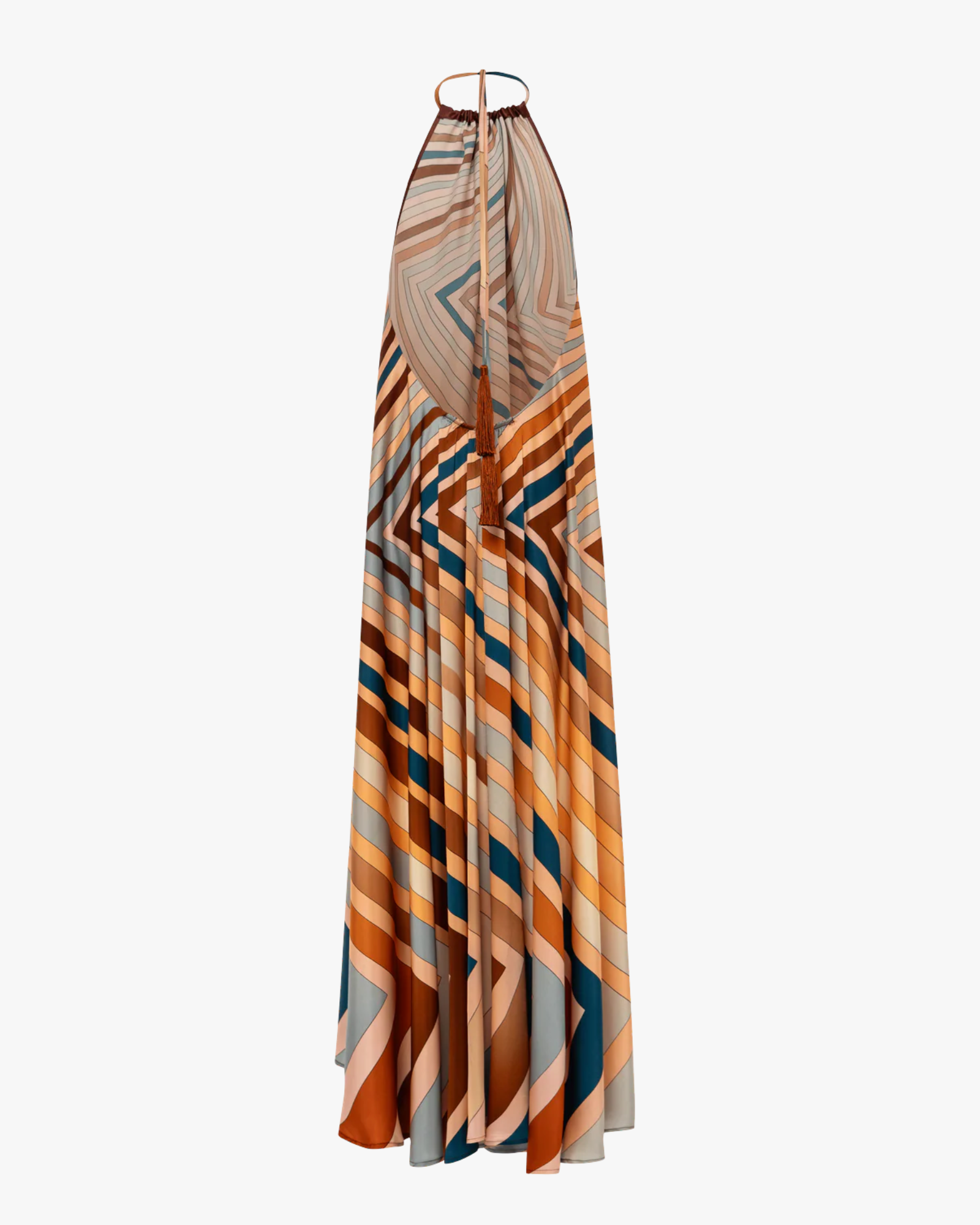 Jeniffer Maxi Halter-Neck Dress