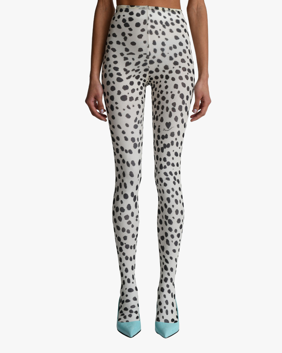 Trousers Print Cropped Dalmatian