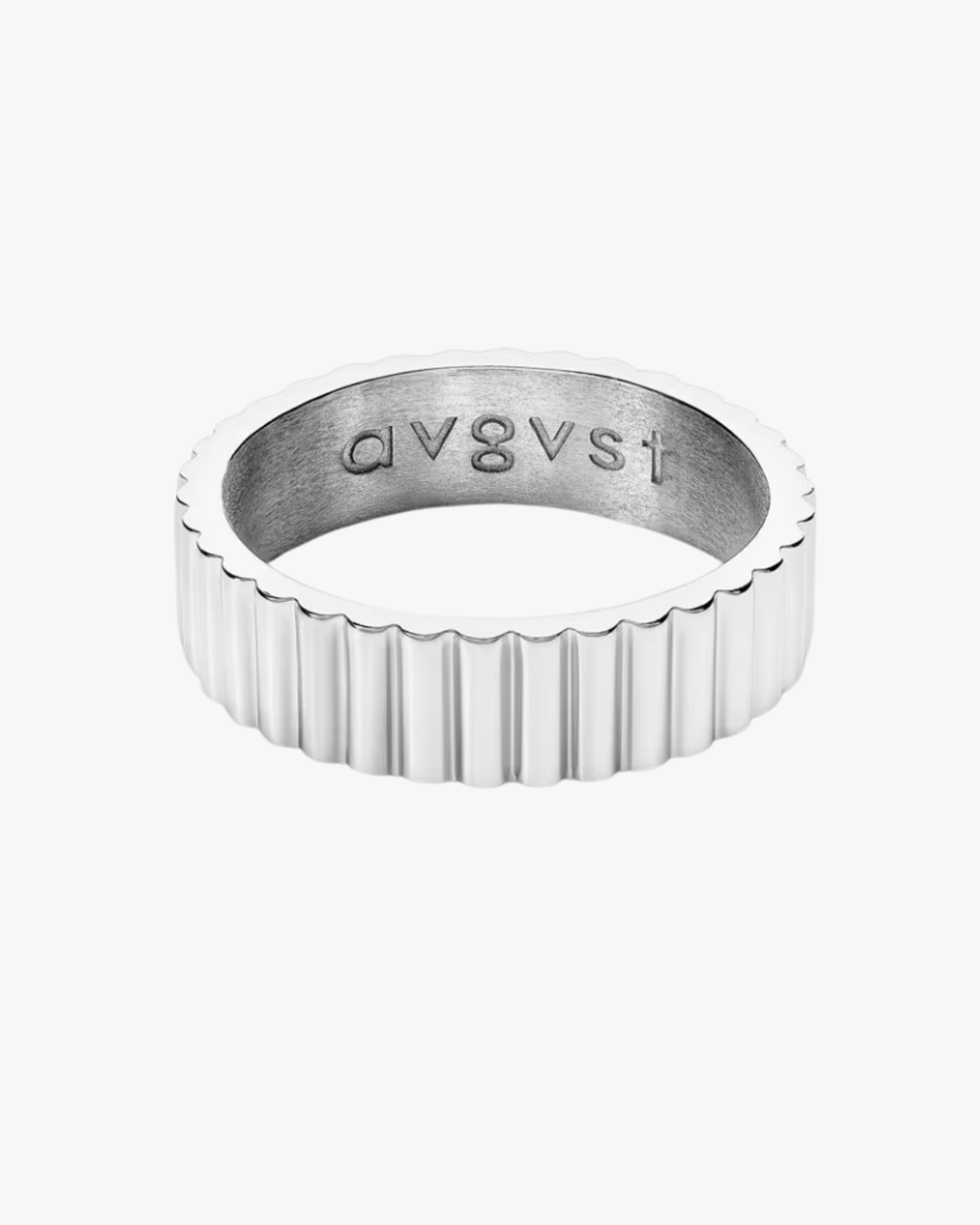 Ring Bugle Bead Narrow Silver