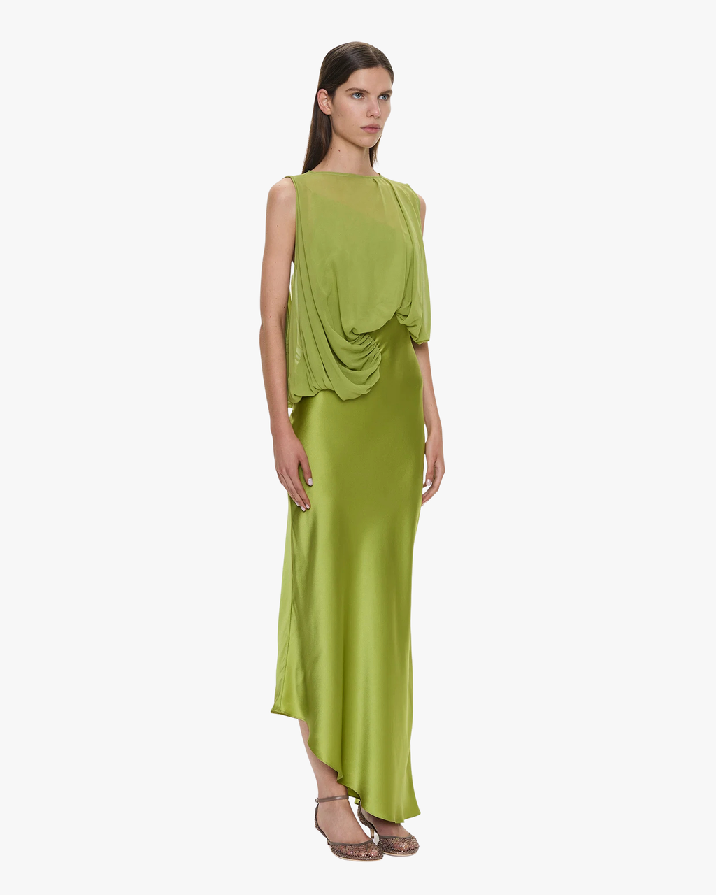Midi Dress Cumulus Green