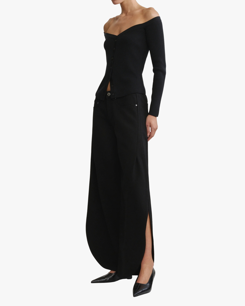 Jeans Rori Wide Barrel Barrel Vintage Black