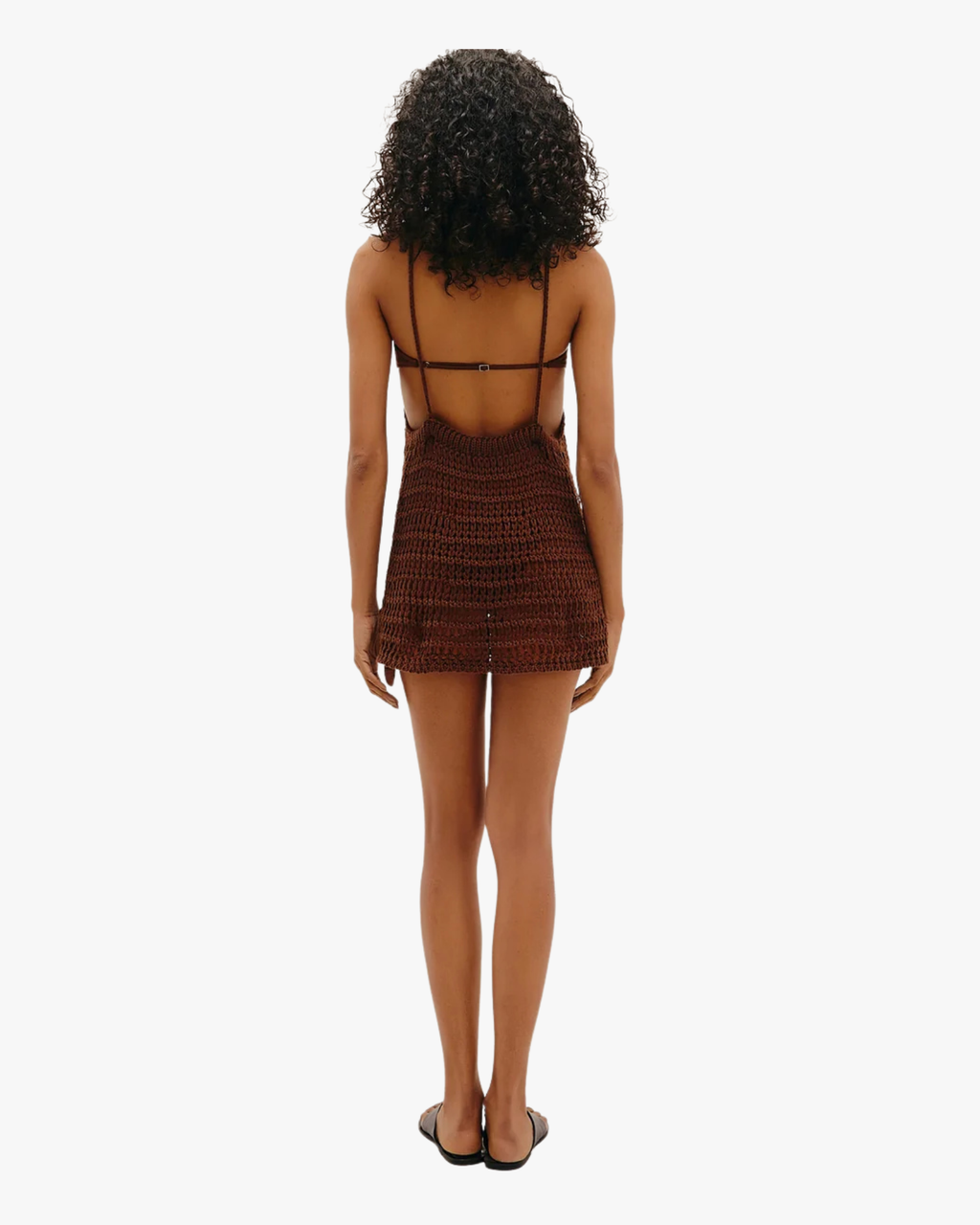 Dress Knit Pipa Brauna Brown