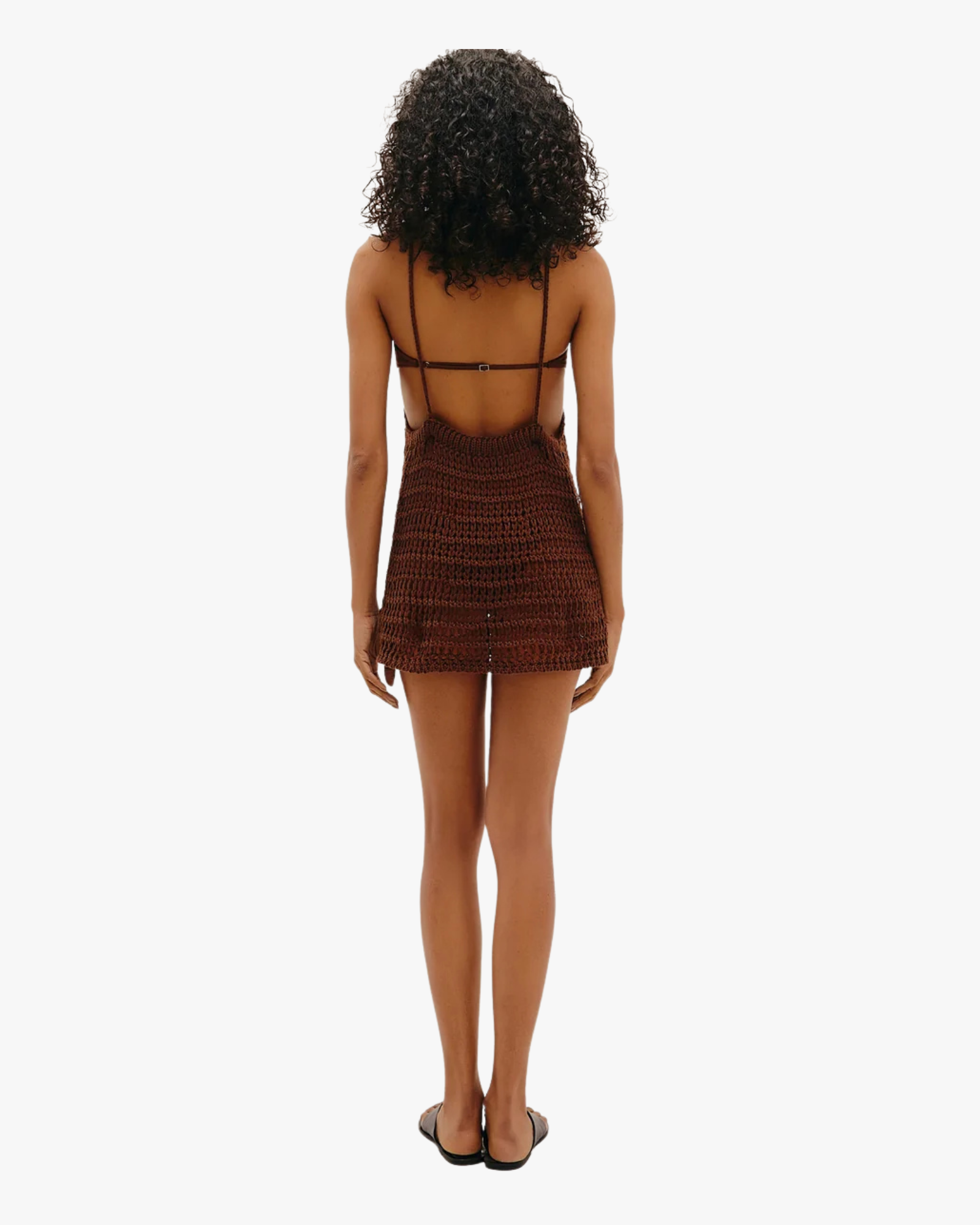 Dress Knit Pipa Brauna Brown