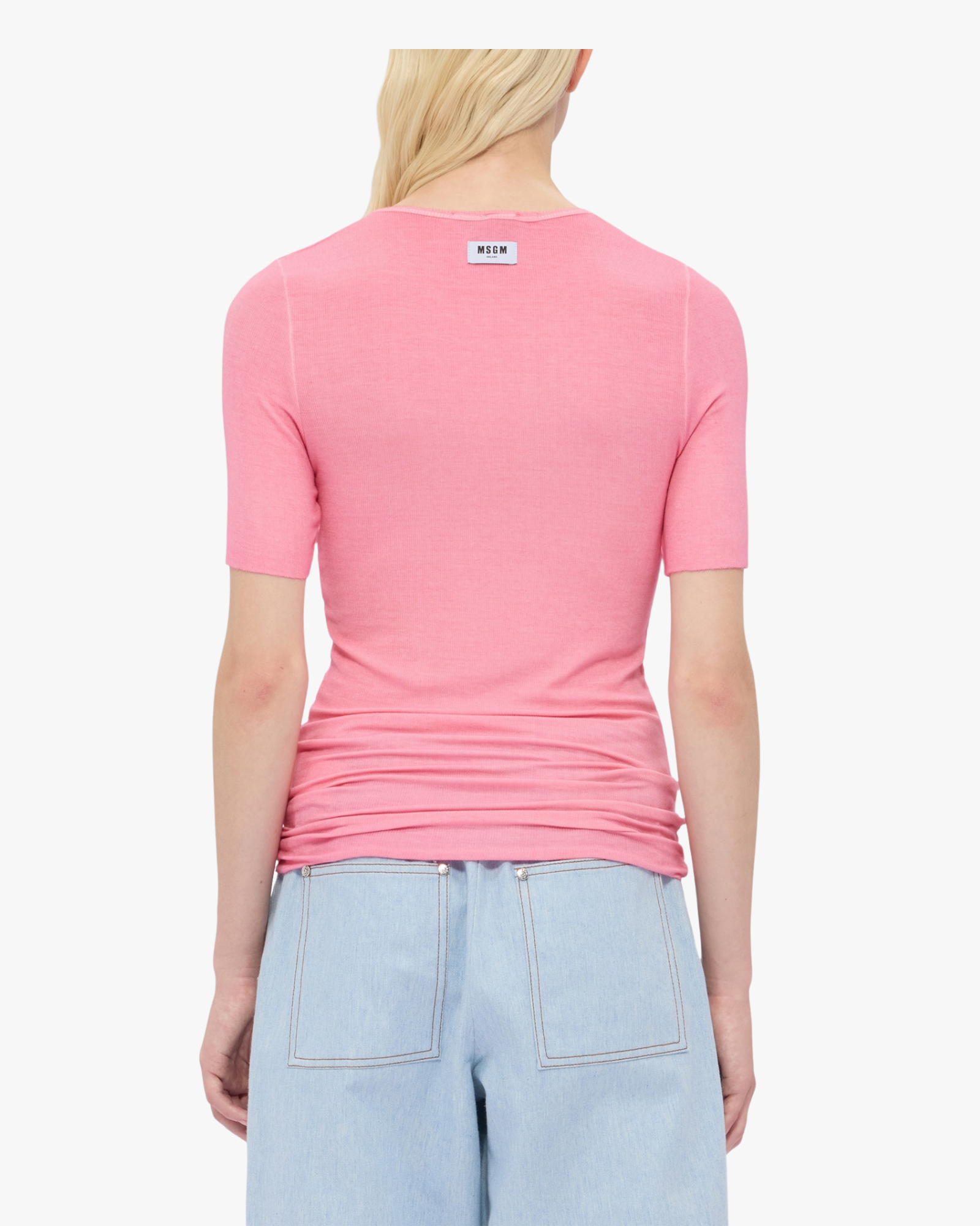 Msgm Bright Rose T-Shirt
