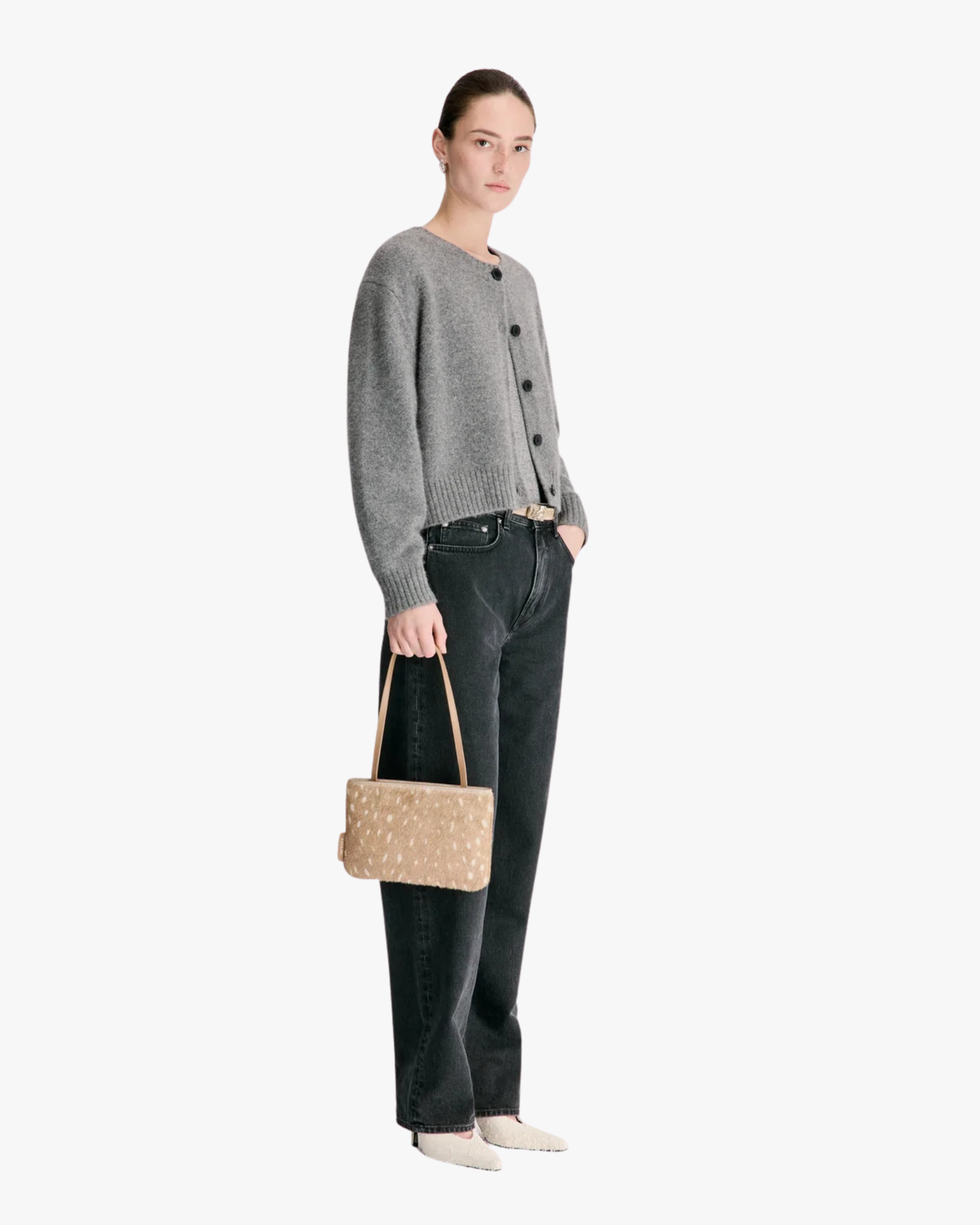 Oversized Cardigan Remus Anthracite Melange