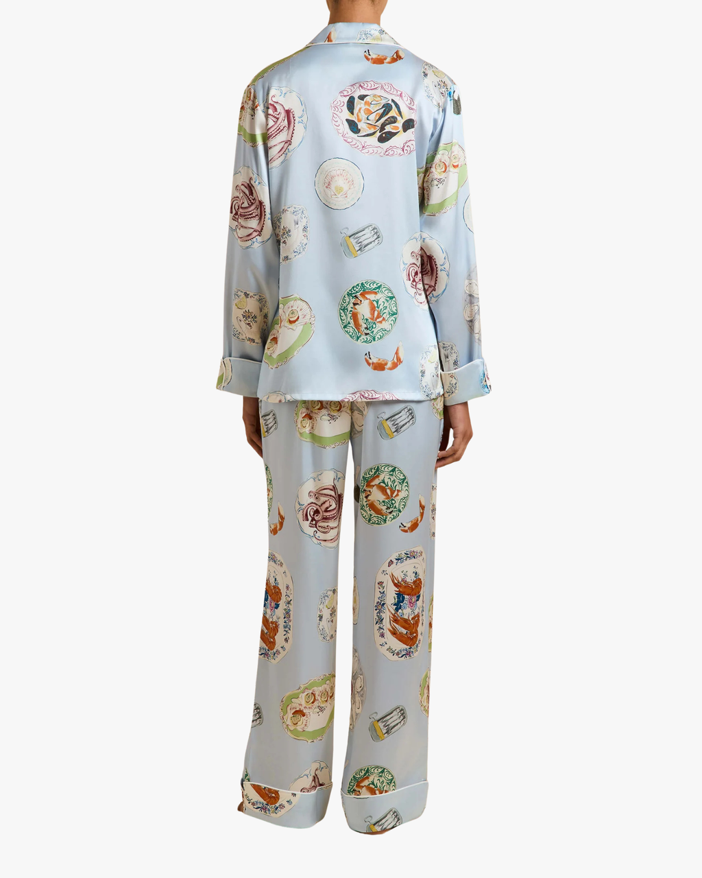 Lila Cadiz Pyjamas Blue Seafood