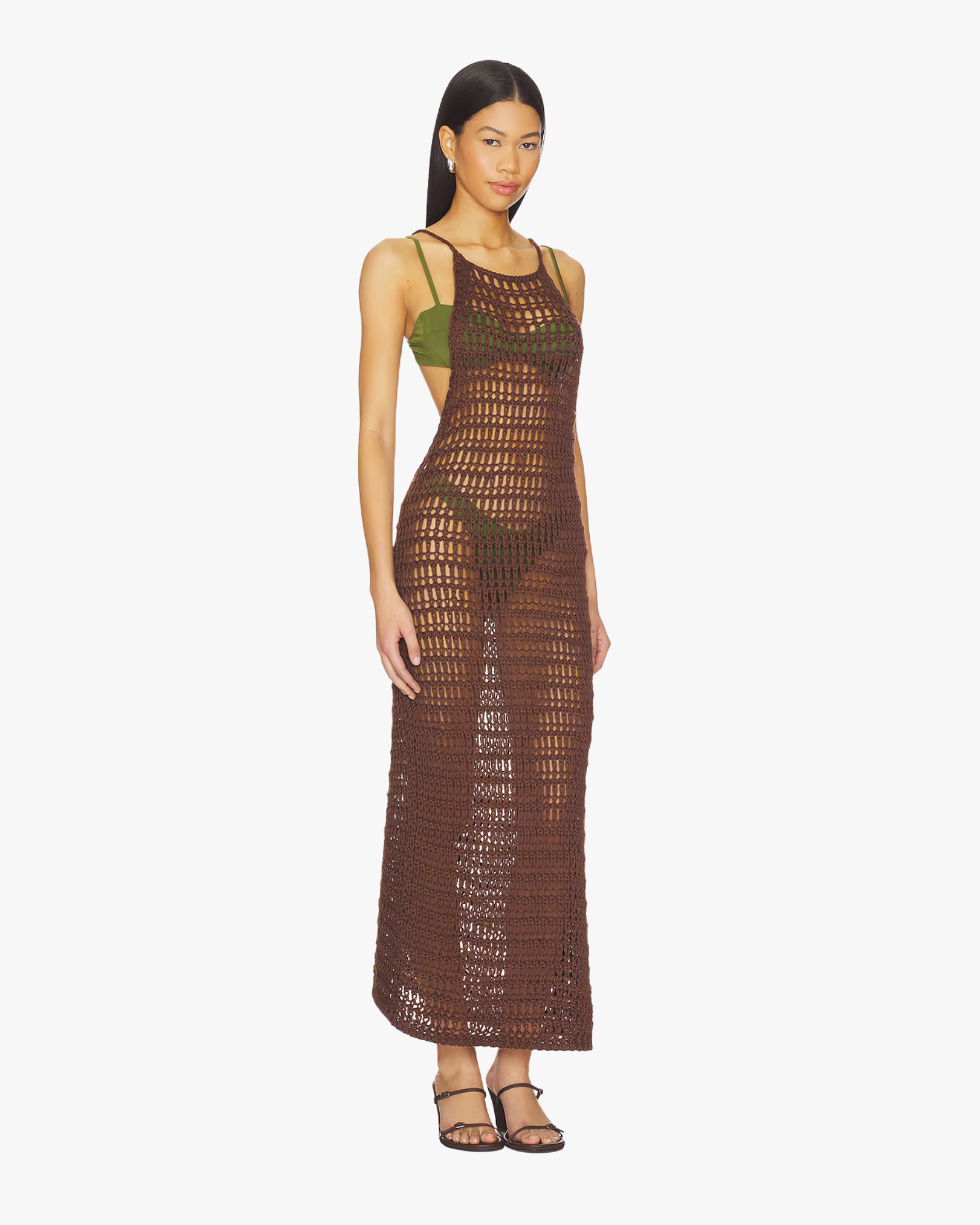 Dress Knit Pipa Brauna Brown