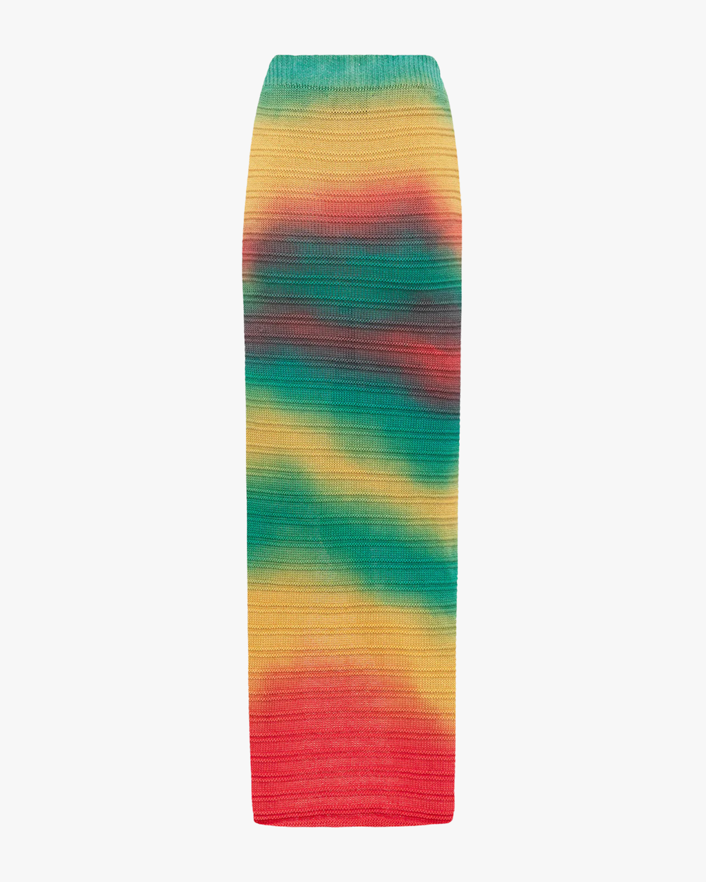 Knit Skirt Woman Rainbow