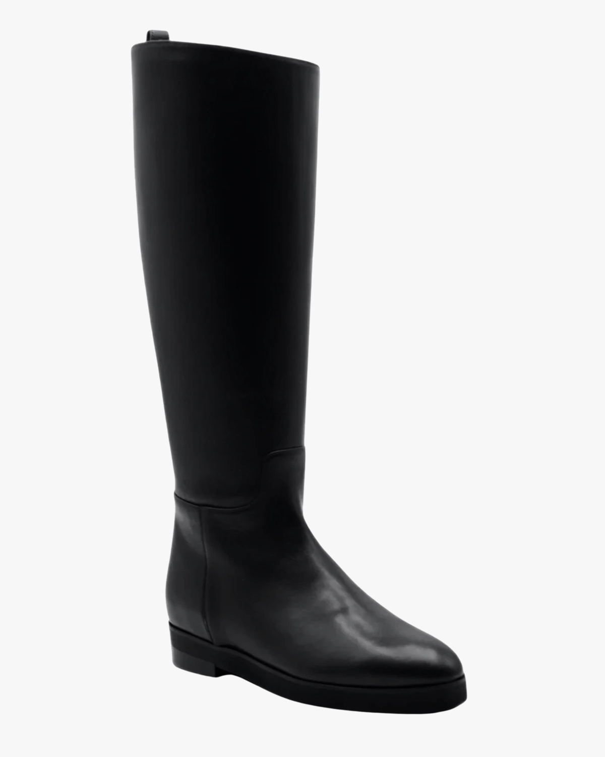 Calf Leather Heeled Boot Bertha Black