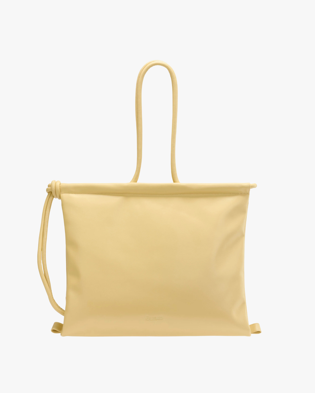 Vegan Leather Crossbody Bag Butter Yellow