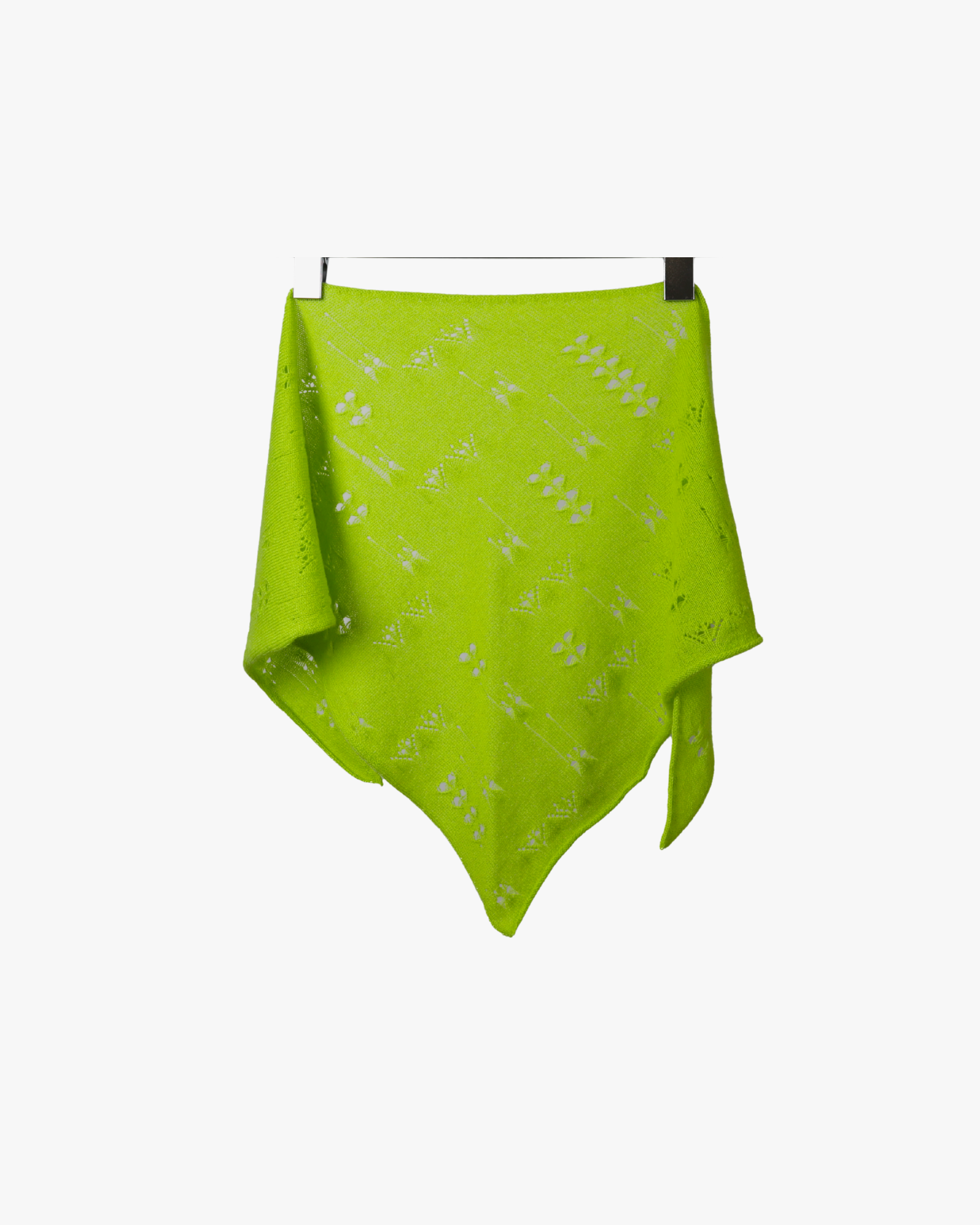 Triangle Scarf Cariaggi Cashmere Apple Green