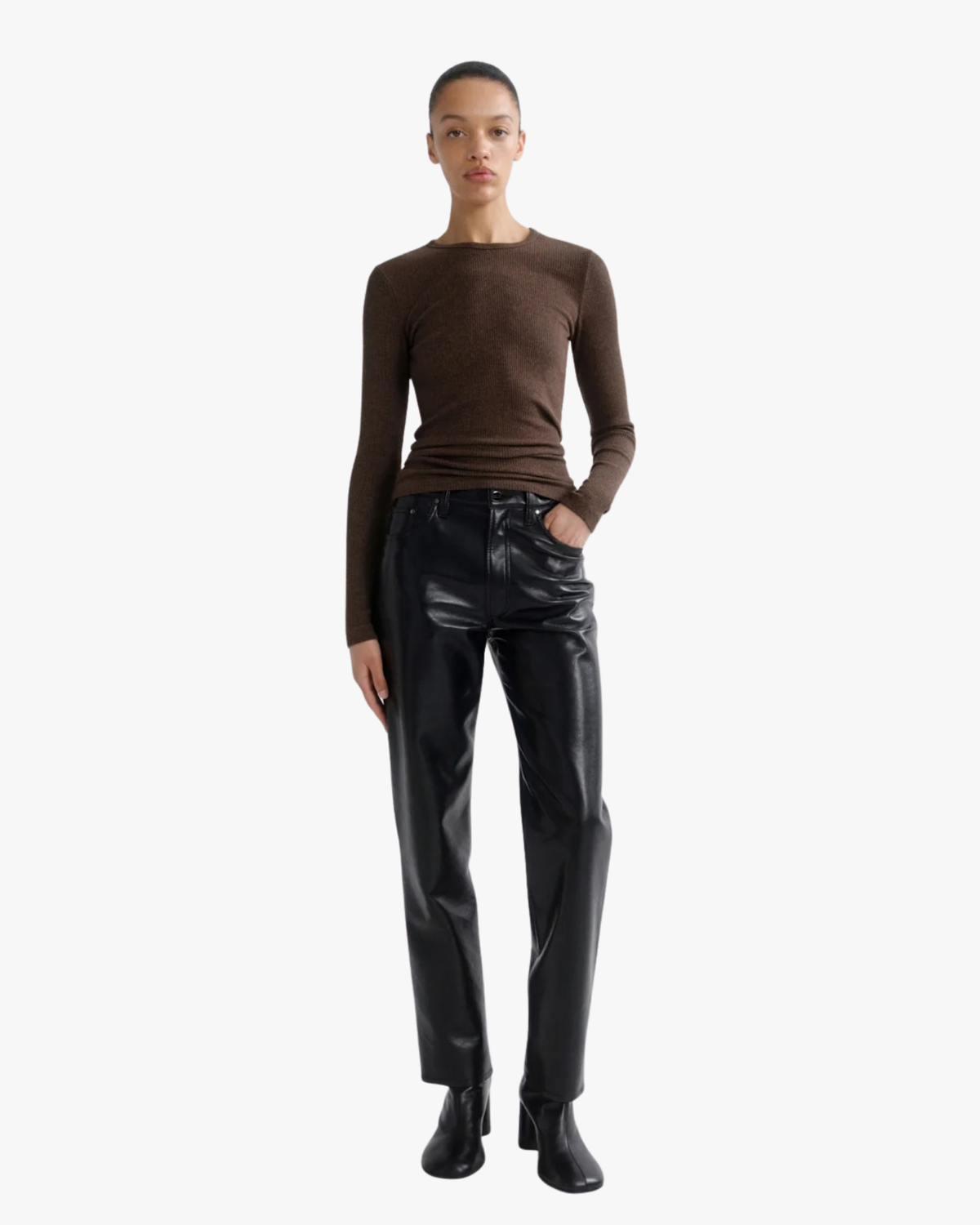 Pants Lana Recycled Leather Black