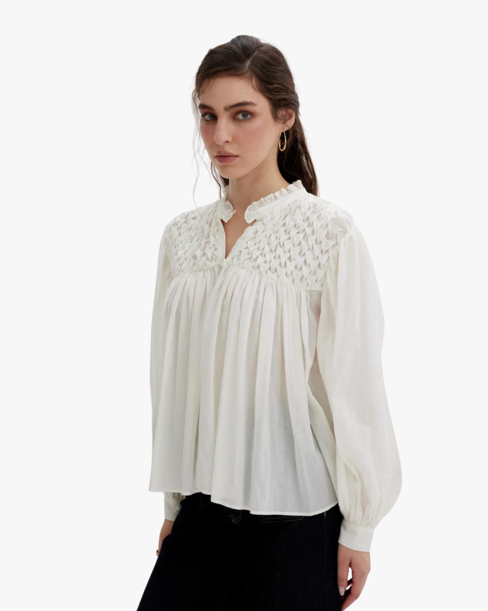 Wasima Top White
