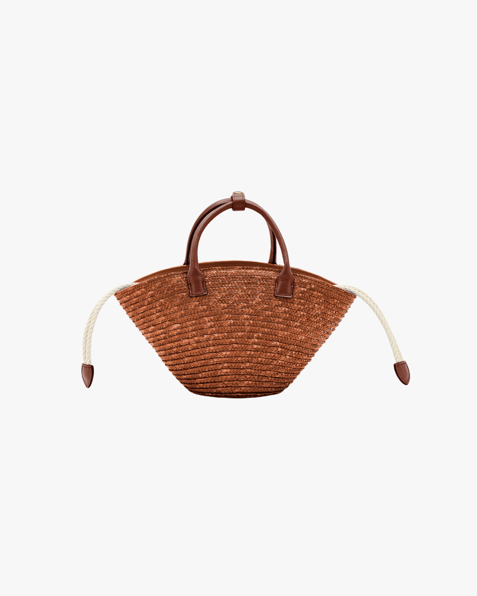 Le Mignon Panier Brown Handle Bag