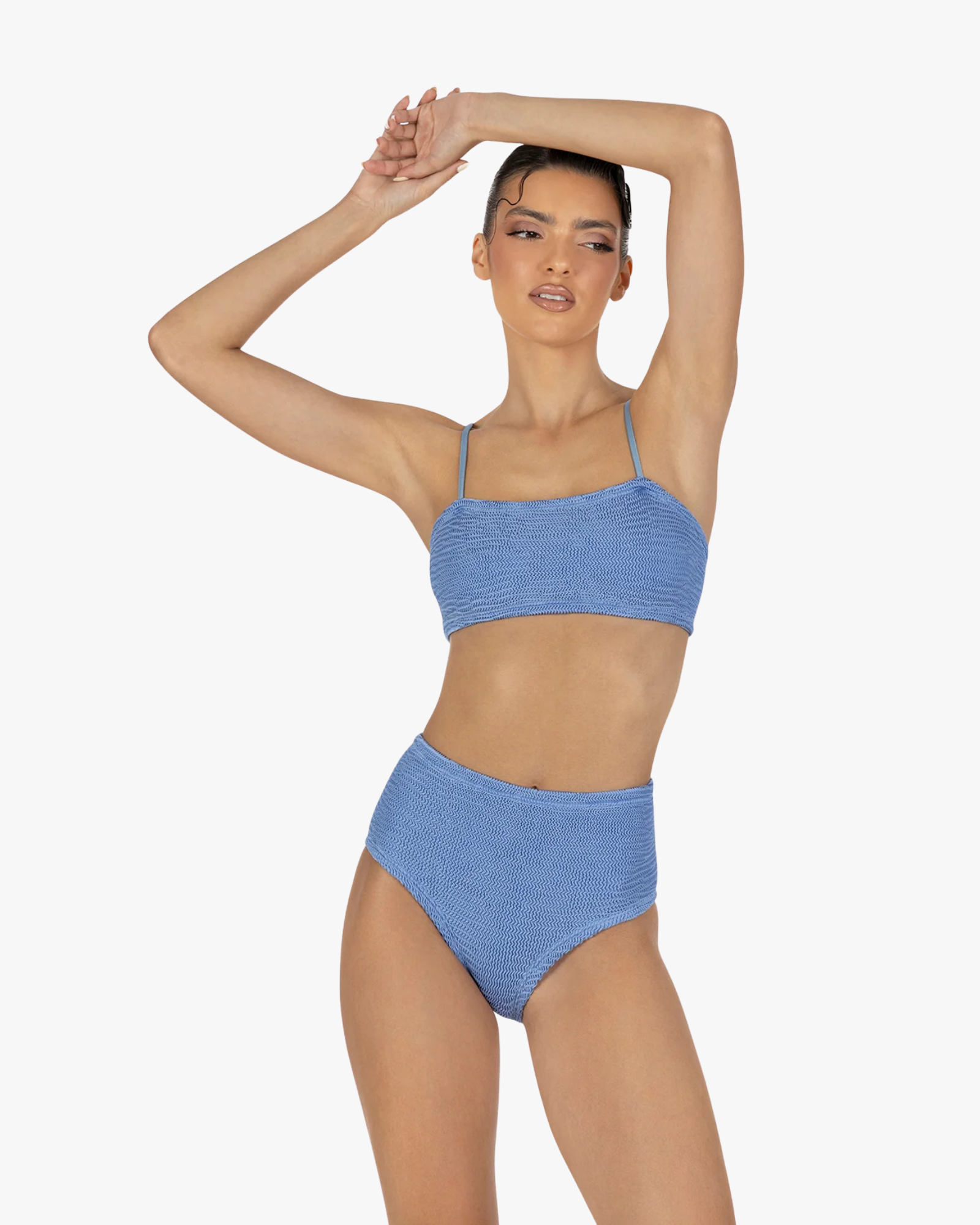 Two Piece Marie Swimsuit Blue Jean