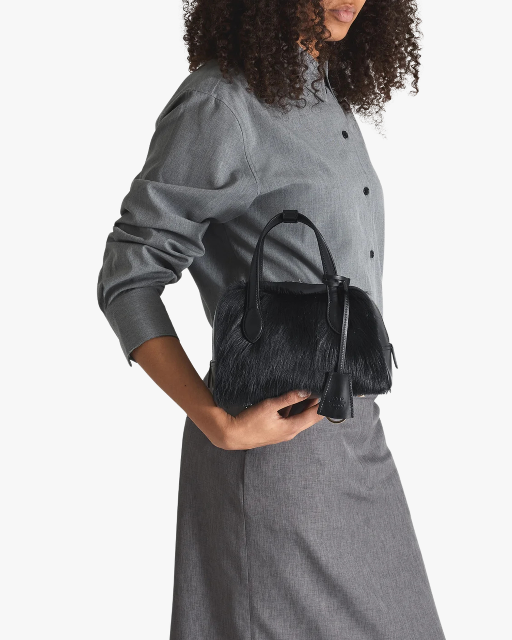 Top Handle Bags Ormelle Pony Black
