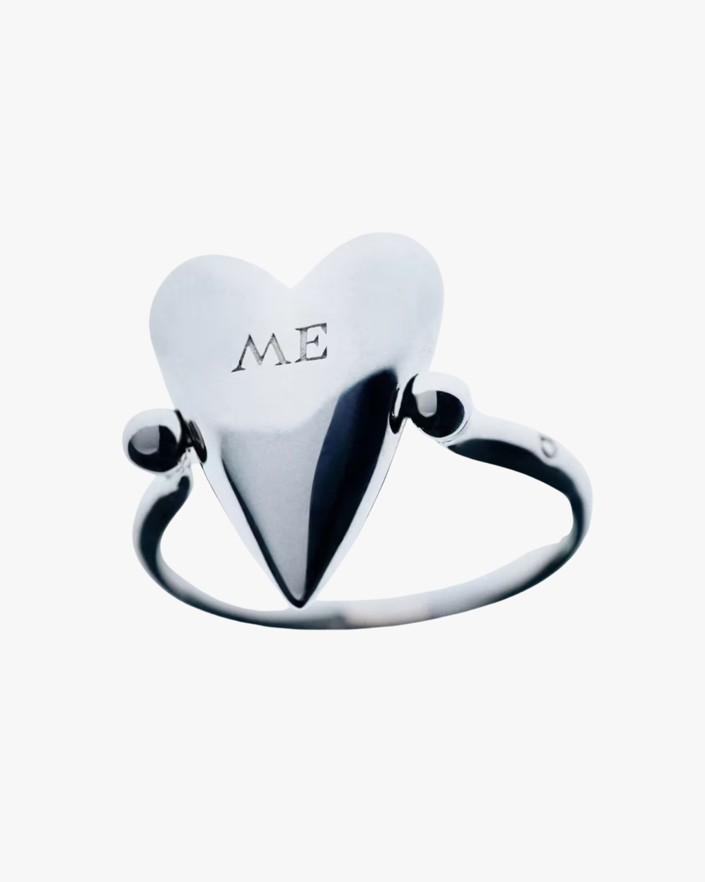 We Me Flip Ring Silver
