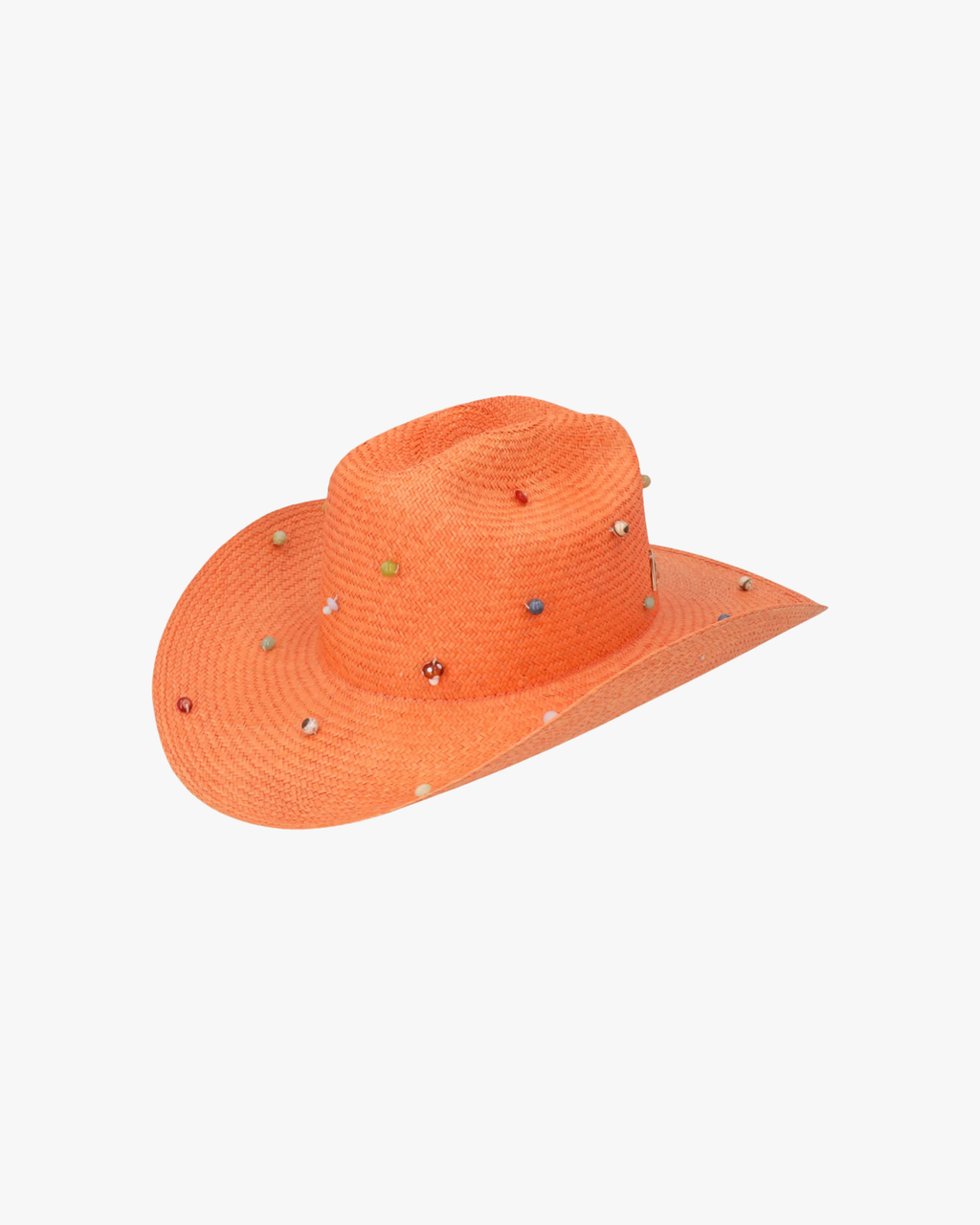 Straw Hat Color Coded Orange