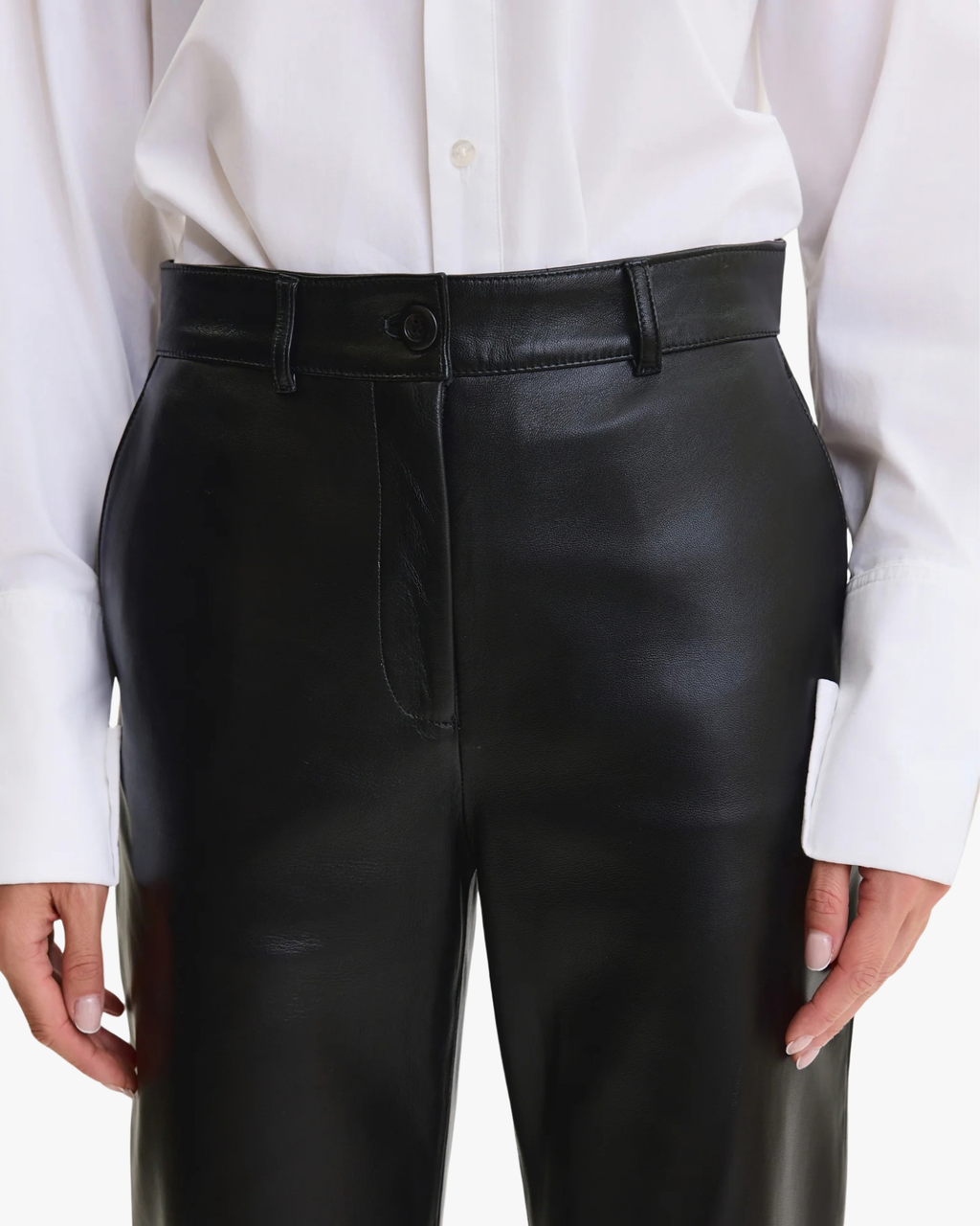Leather Pants The Zip Black