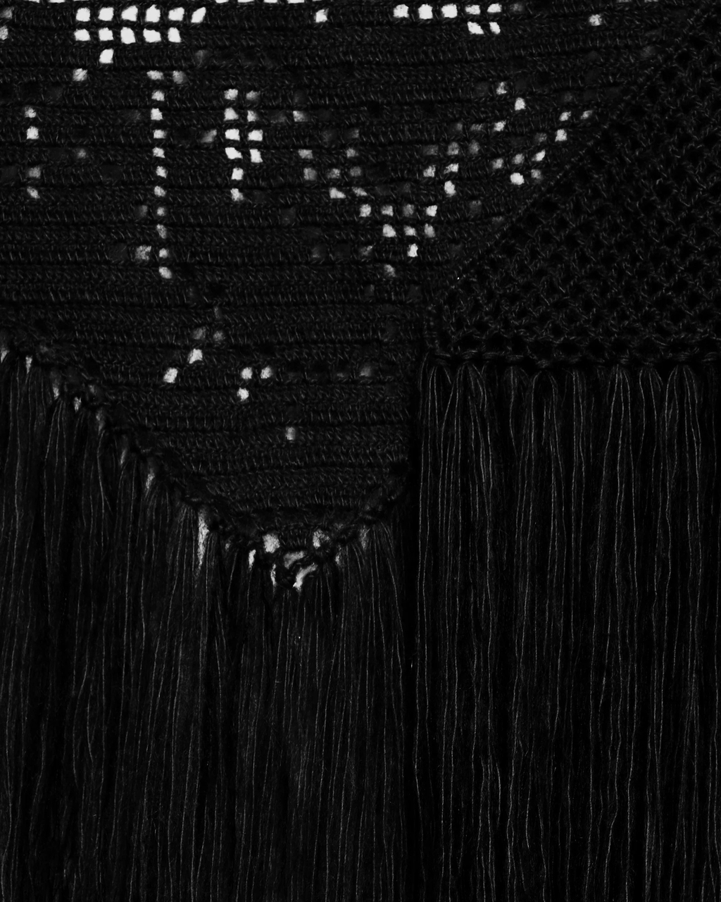 Shawl Blanket Peonia Volcanic Black