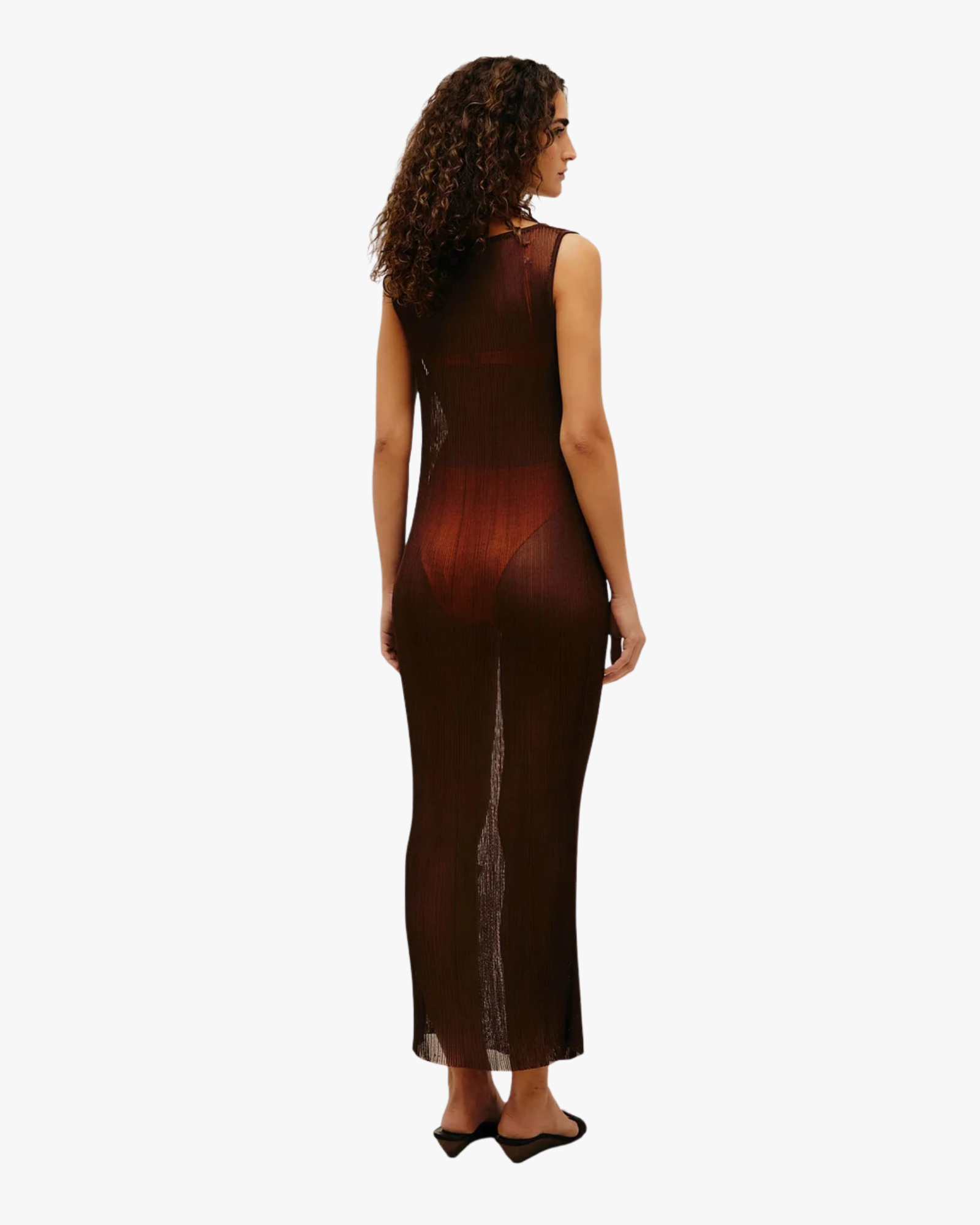 Dress Knit Lia Brauna Brown
