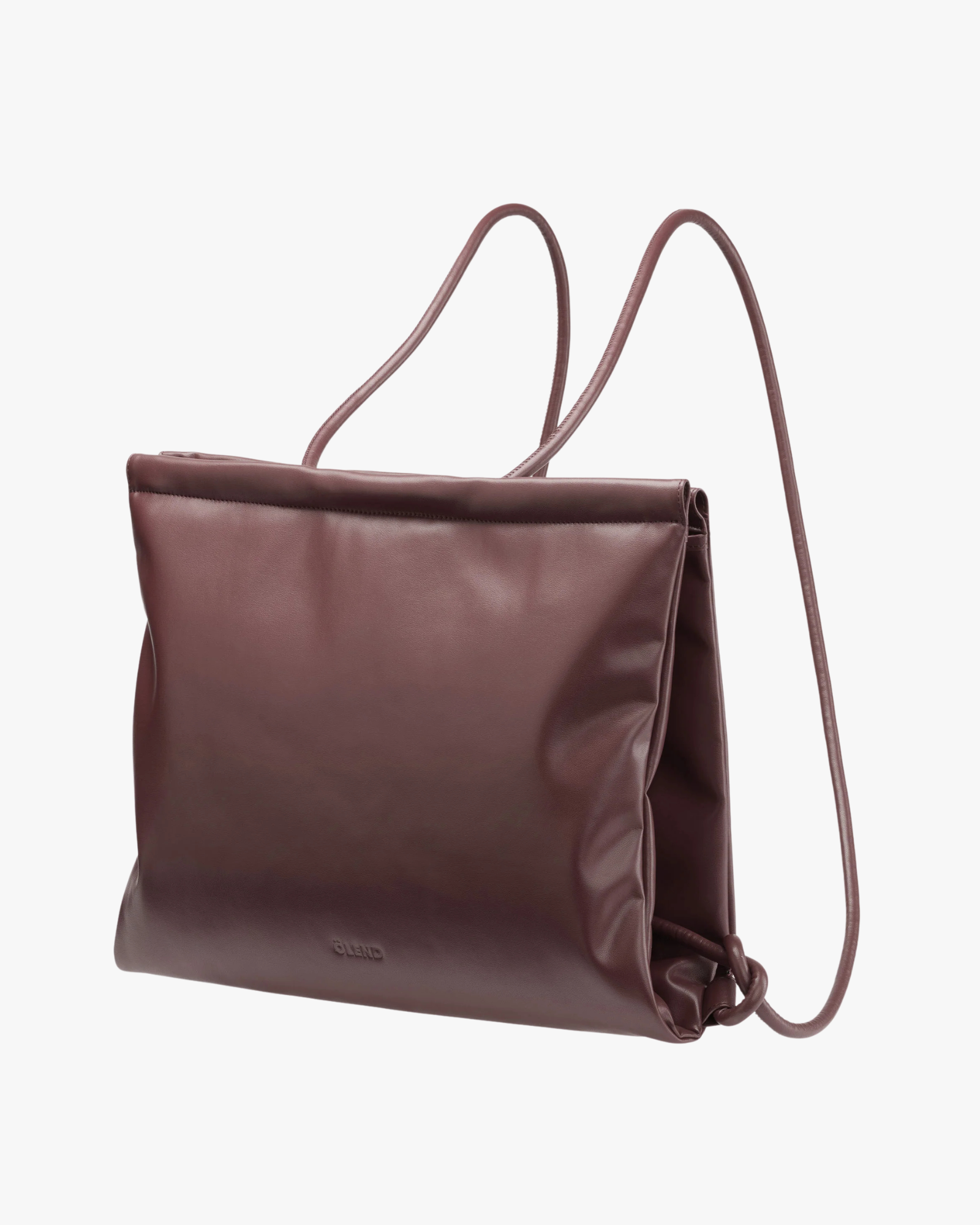 Vegan Leather Crossbody Bag Chocolate