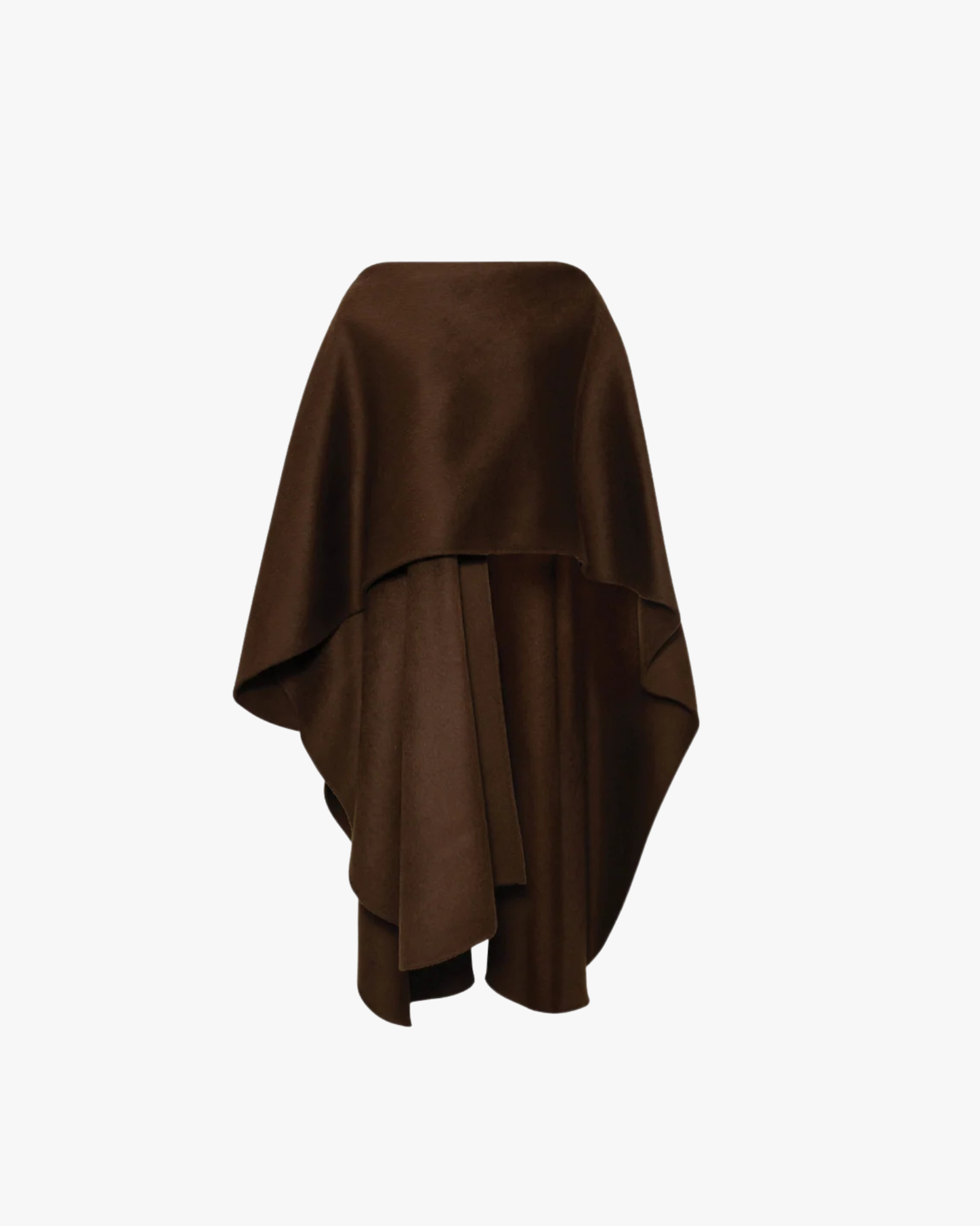 Wool Alpaca Shawl Camoens Chestnut
